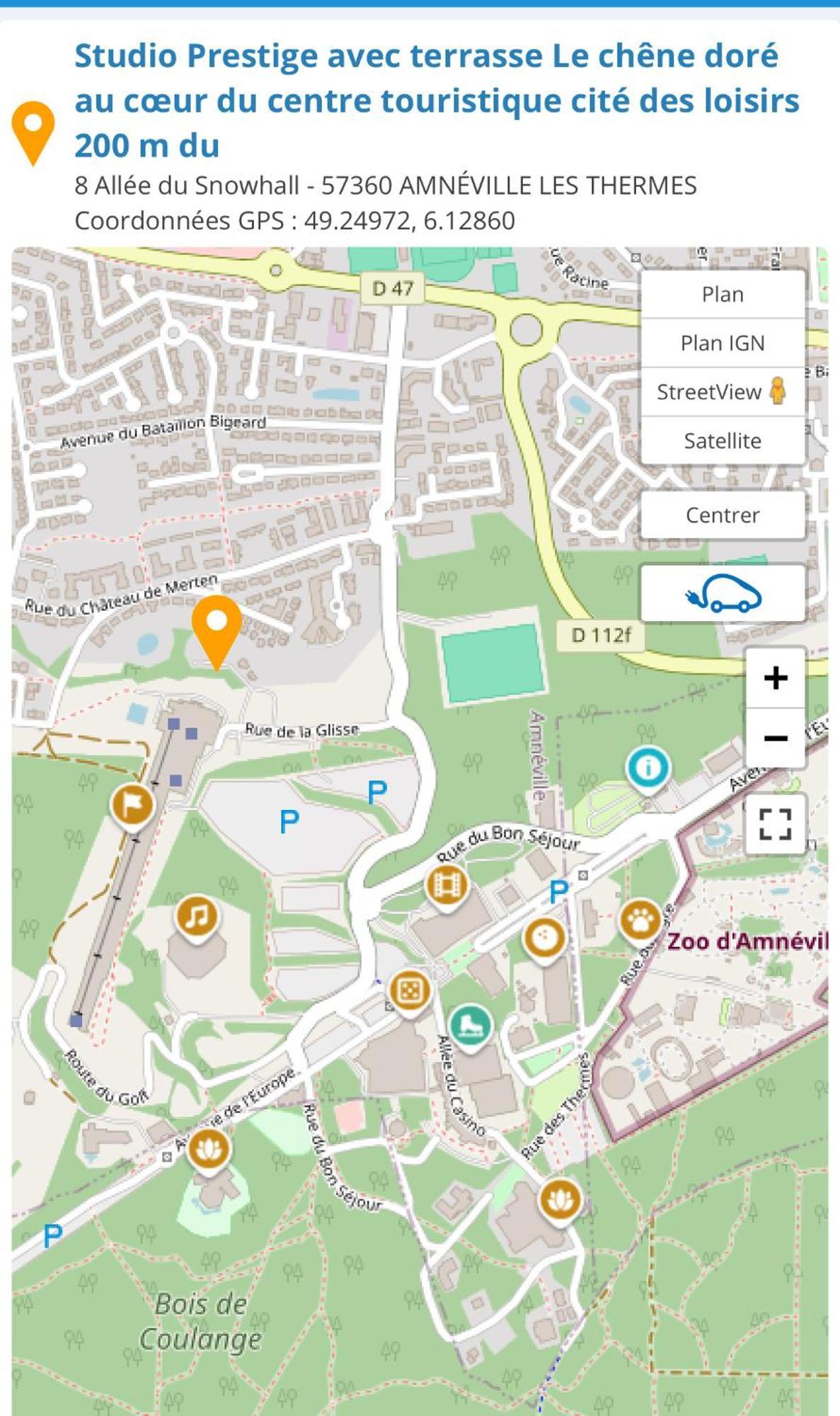 Appartement Prestige Avec Terrasse Le Chene Dore Au Coeur Du Centre Touristique Cite Des Loisirs 200 M Du Galaxie,face Au Snowworld Parking Gratuit Privatif